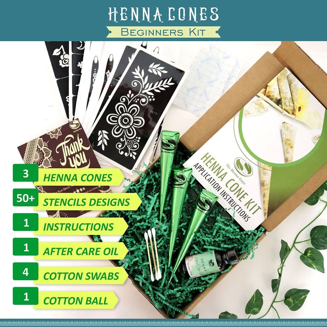 Henna Cones - Beginners Kit – The Henna Guys